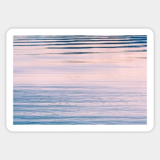 Sunset Water Reflections on Lake Sticker